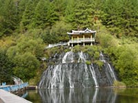 Rimyongsu-Wasserfall im Paektu-San Massiv