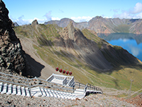 Paekdu-San, Blick zum Kratersee Chon