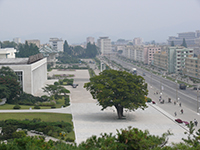 Die Hauptstraße von Hamhung