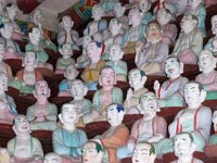 im innern des Tempels bei Kaesong