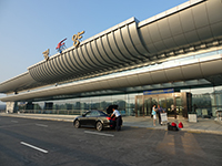 Flughafen Pyongyang „Auf Wiedersehen“
