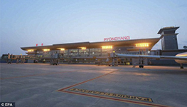 Flughafen in Pyongyang